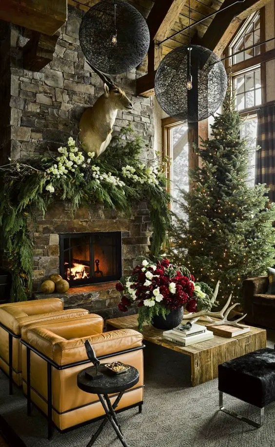 11 Rustic Christmas Decor Ideas For Your Home - decoratoo