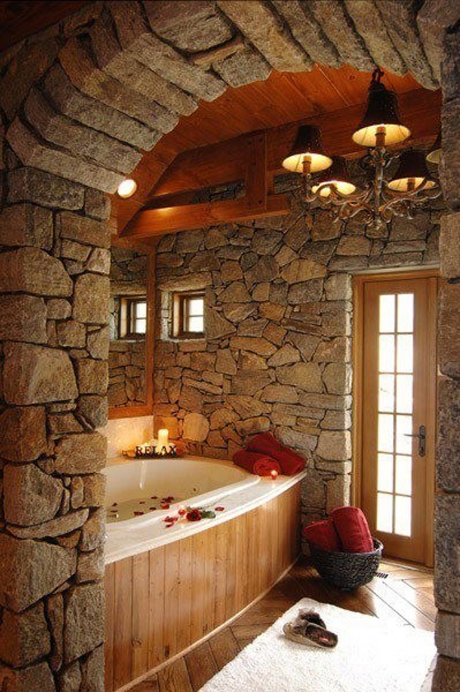 25 Rustic Bathroom Design Ideas - Decoration Love