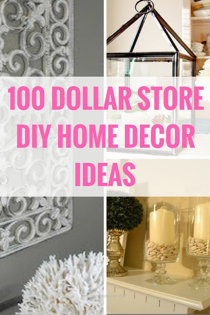 Decorate for less with these dollar store DIY projects. www