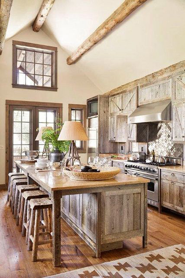27 Vintage Kitchen Design With Rustic Styles | HomeMydesign