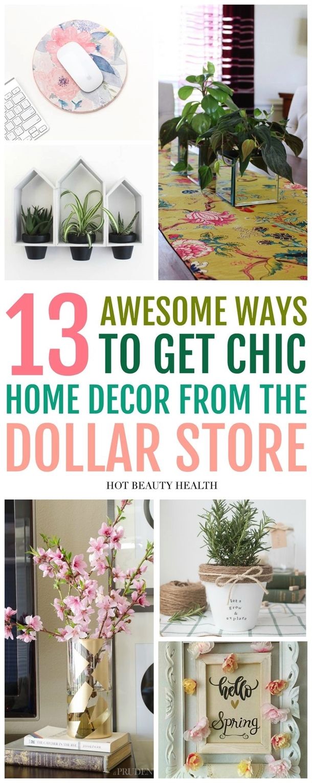 These 13 DIY Dollar Store home decor ideas are super creative! Parents