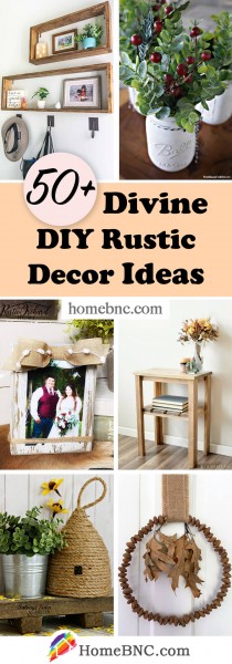 50+ Best DIY Rustic Home Decor Ideas and Designs for 2021