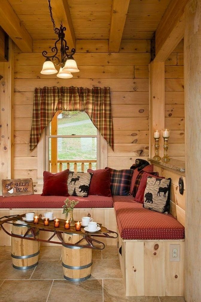 82 rustic diy cabin decorations that look spacious 30 in 2020 | Cabin