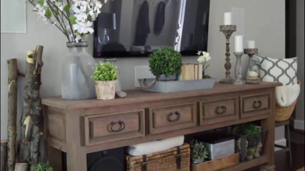 10 Creative rustic living room decorating ideas - YouTube