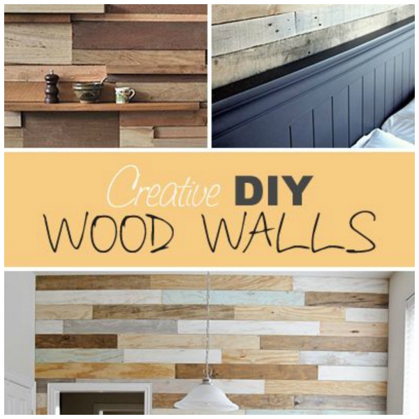 Creative and Rustic DIY Wood Walls – Home and Garden