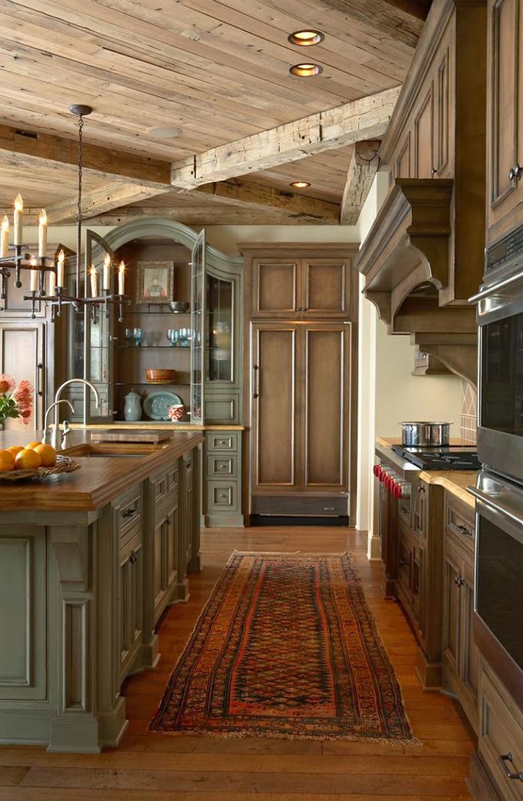 40 Rustic Kitchen Designs to Bring Country Life -Design Bump