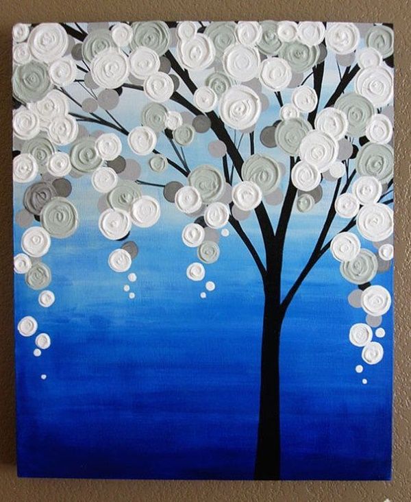 80 easy acrylic canvas painting ideas for beginners