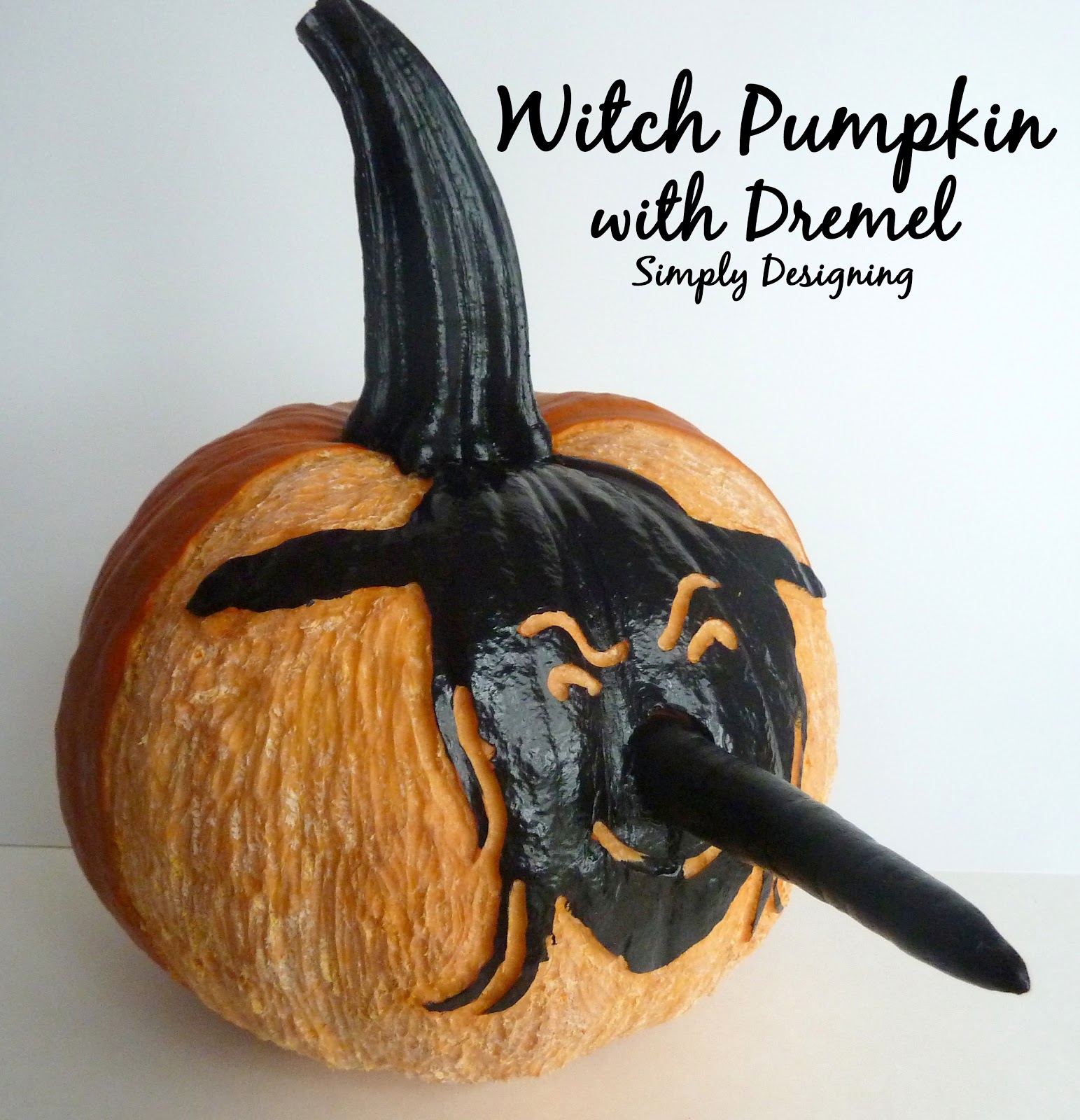 Pumpkin Carving Witch Dremel 06a