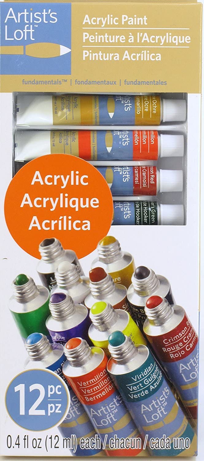 artists loft acrylic paint set 12