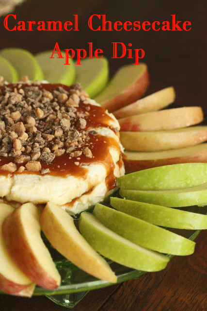 how to make delicious caramel cheesecake apple dip
