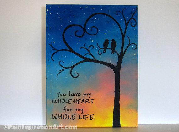 love canvas painting for boyfriend