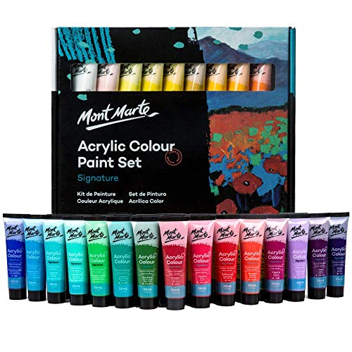 mont marte acrylic paint set 24 colours 36ml price in pakistan