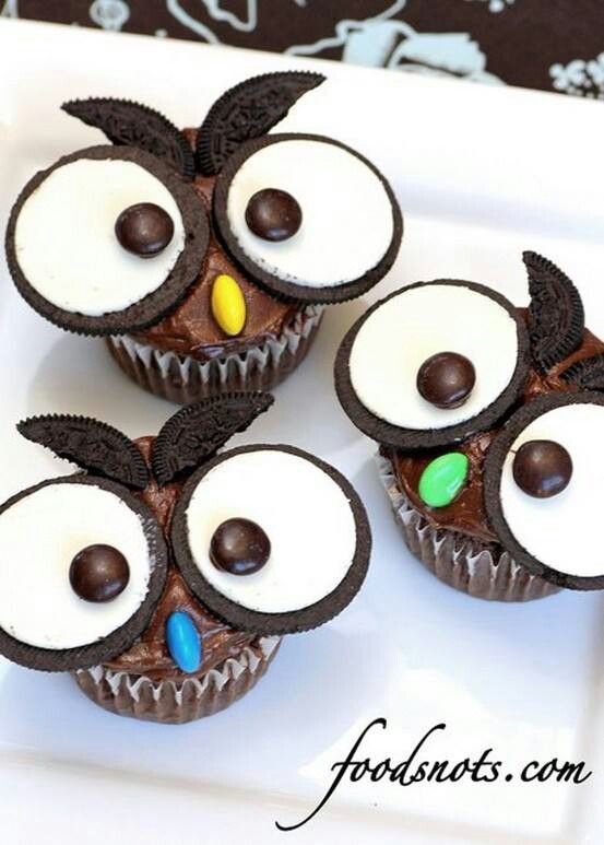 recipe tasty owl cupcakes with oreos for halloween