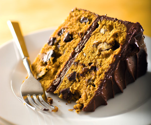 recipe yummy chocolate pumpkin layer cake