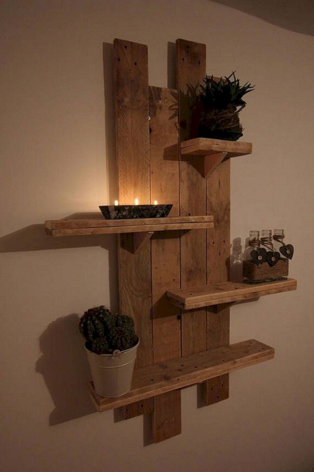 15 Unique DIY Rustic Wall Shelf Ideas For Awesome Home Decoration | Diy
