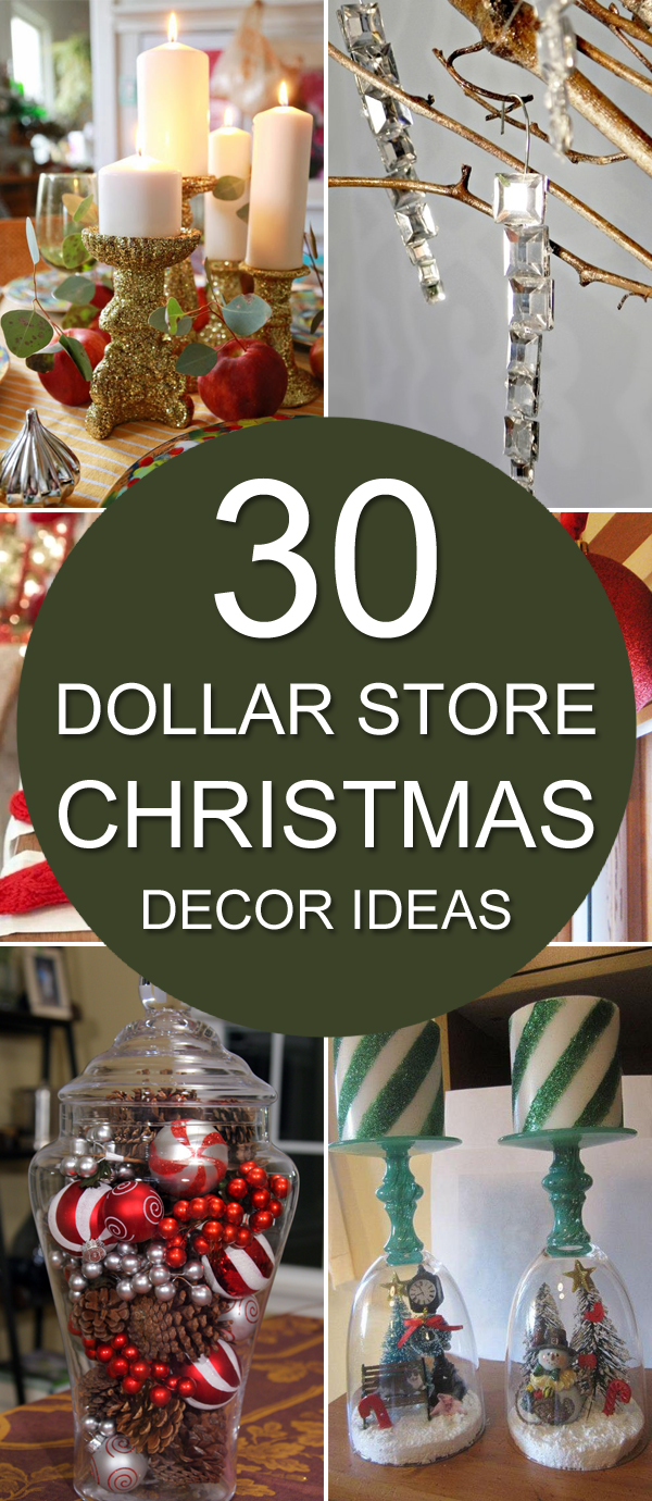 30 Dollar Store Christmas Decor Ideas