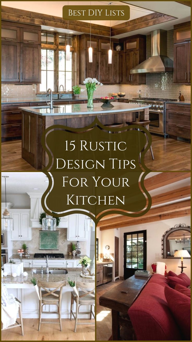 Rustic Kitchen Decorations - BEST DIY LISTS | Rustic house, Rustic