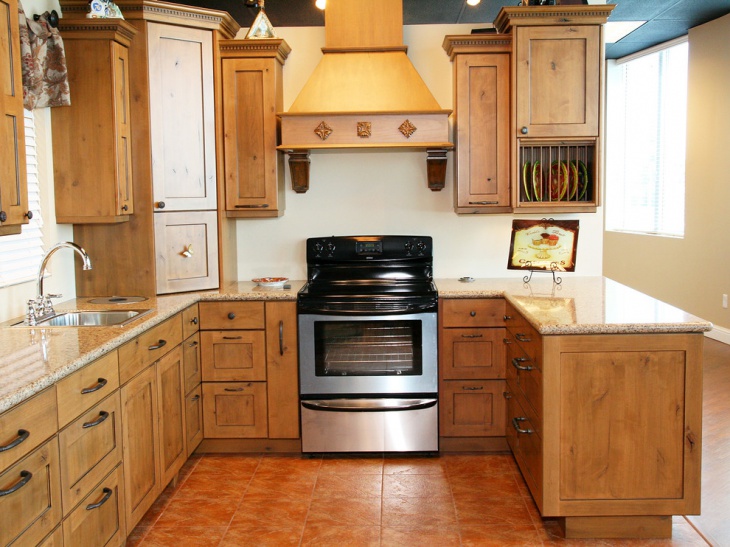 Small Rustic Wood kitchen
