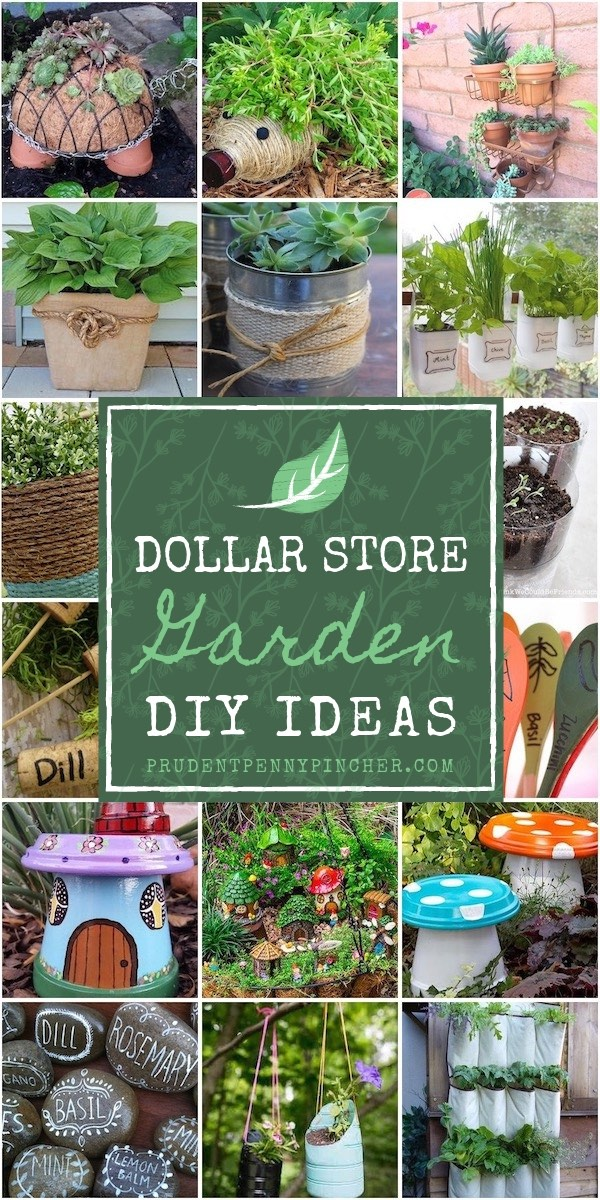 100 Dollar Store Garden DIY Ideas | Garden ideas diy cheap, Diy garden