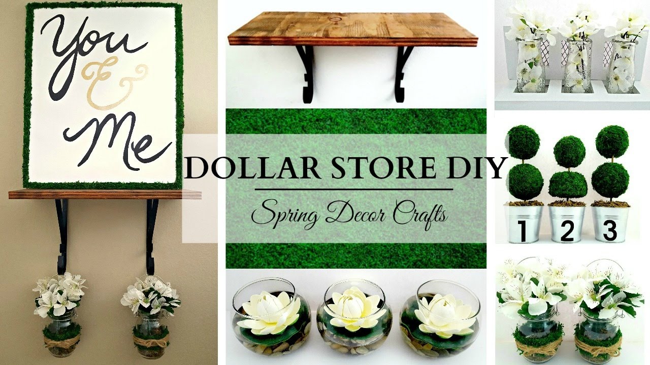 Dollar Store DIY's ~ EARTH TONE Spring Home Decor Crafts - YouTube